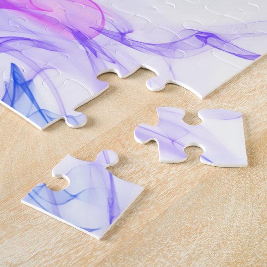 Puzzle Fumée Abstraite sur l'eau (Côté)