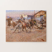 Puzzle Fumée d'un. 45, 1908 par Charles Marion Russell (Horizontal)