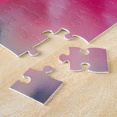 Puzzle Fumée numérique rose et violet (Côté)