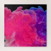 Puzzle Fumée numérique rose et violet (Horizontal)