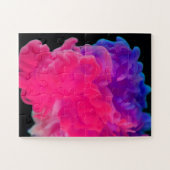 Puzzle Fumée numérique rose et violet (Horizontal)