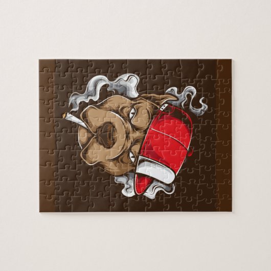 Puzzle Fumer le chien (Horizontal)