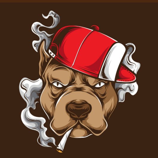 Puzzle Fumer le chien