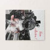 Puzzle Fun Art Train Famille (Horizontal)