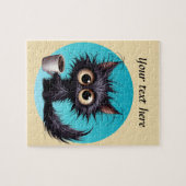 Puzzle Fun coffee cat ajouter (Horizontal)