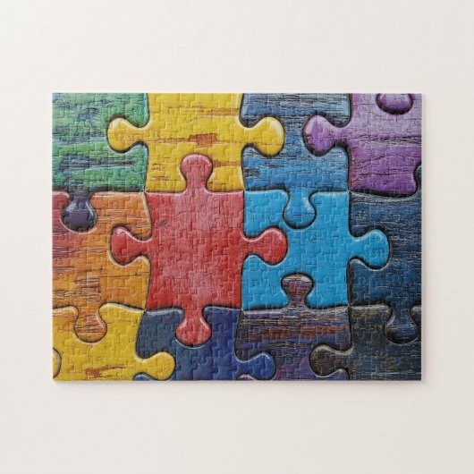 Puzzle Fun coloré (Horizontal)