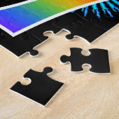 Puzzle Fun Fireworks + Rainbow Motif "17" Anniversaire # (Côté)