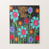 Puzzle Fun Floral "Grow Love" (Vertical)
