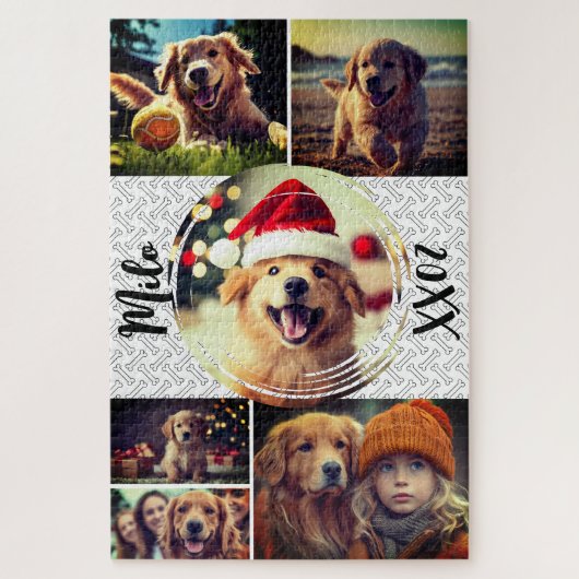 Puzzle Fun Fun Furry Friend 6 Photo Collage (Vertical)