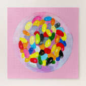 Puzzle Fun gelée bonbons haricots aquarelle (Horizontal)