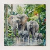 Puzzle Fun Jungle elephant lovers (Vertical)