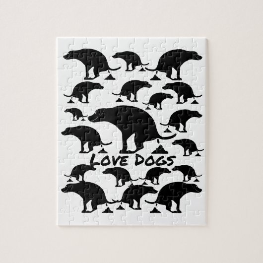 Puzzle Fun Pooping Chien (Vertical)