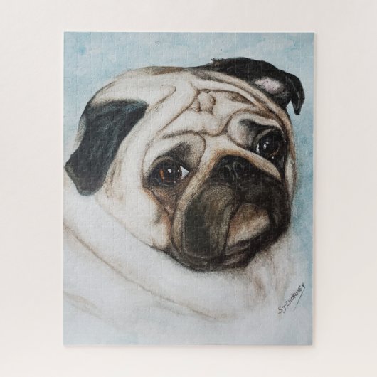 Puzzle Fun Pug Puppy (Vertical)