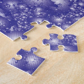 Puzzle Fun PURPLE Abstrait Encre Super motif Splash (Côté)