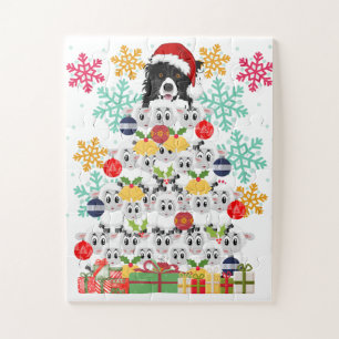 Puzzle Fun Sheep Herding Christmas Tree