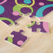 Puzzle Funky Purple Circles (Côté)