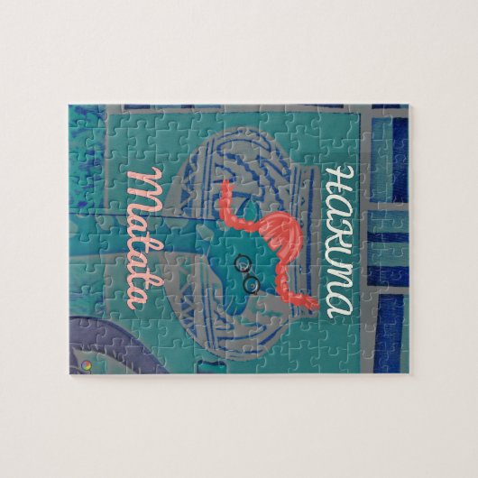 Puzzle Funny African Giraffe (Horizontal)