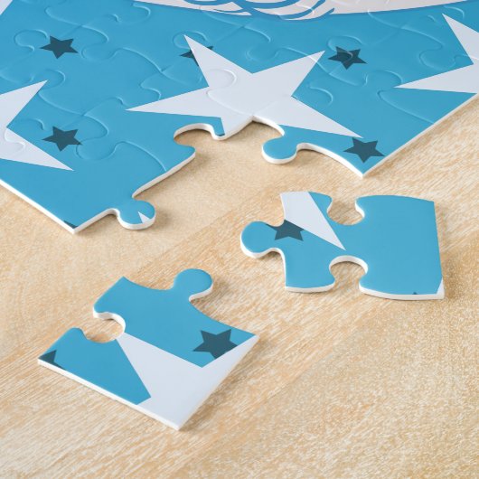 Puzzle Funny Baseball Boy Player Star Softball Ball Nom (Côté)