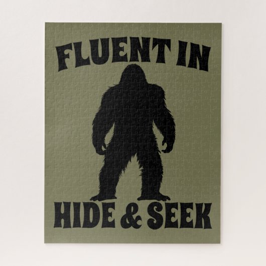 Puzzle Funny Bigfoot - Flexible dans la peau et la recher (Vertical)