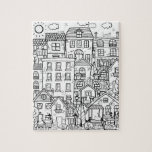 Puzzle Funny Cats Détaillé Ville Noir Blanc Coloriage Cad<br><div class="desc">Design noir et blanc pour la coloration relaxante,  ville fantaisiste détaillée avec maisons et chats mignons,  trouver et colorer tous les chats cachés dans cette ville. Ce puzzle serait un grand cadeau pour un amoureux des chats.</div>