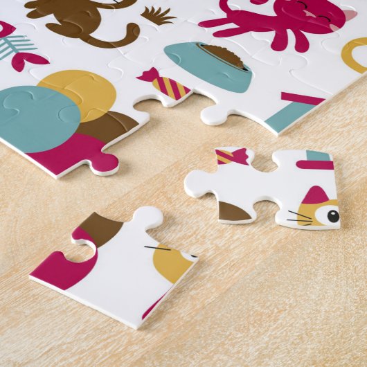 Puzzle Funny Cats Motif (Côté)