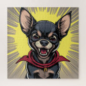Puzzle Funny Crazy Chihuahua (Vertical)