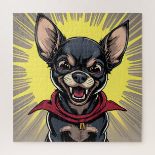 Puzzle Funny Crazy Chihuahua