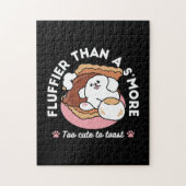 Puzzle Funny Dog and S’more Design – Kawaii Pet Lover Pun (Vertical)