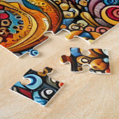 Puzzle Funny Happy Pug Dog (Côté)