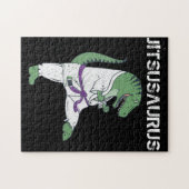 Puzzle Funny Jujitsu, T-Rex Jiu Jitsu Black Belt (Horizontal)
