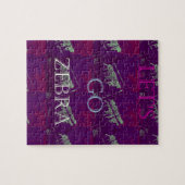 Puzzle Funny Lets Go Zebra Hakuna Matata motif Design Co (Horizontal)