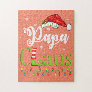 Puzzle Funny Père Noël Papa Claus Famille de jumelage de