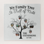 Puzzle Funny Photo Family Tree est plein de noix Noël (Vertical)