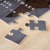 Puzzle Funny photo mariage moderne enregistrer la date (Côté)