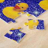 Puzzle Funny Rubber Ducks Yellow Duckie Farm Animal Lover (Côté)