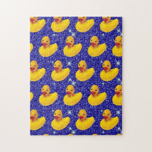 Puzzle Funny Rubber Ducks Yellow Duckie Farm Animal Lover (Vertical)
