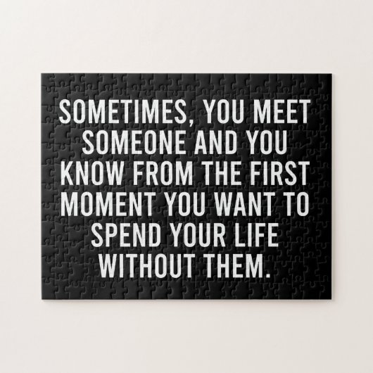 Puzzle Funny Sarcastic Introvert Humour Dire (Horizontal)