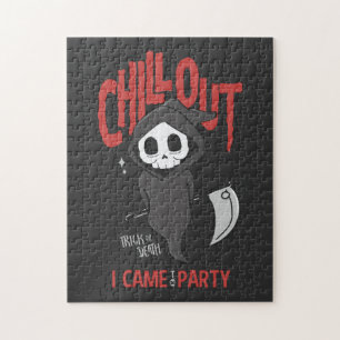 Puzzle Funny Sarcastique GrimReaper Halloween Party