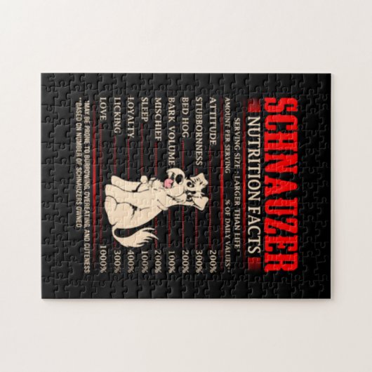 Puzzle Funny Schnauzer | Schnauzer (Horizontal)