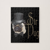 Puzzle Funny Top Hat Monocle Sir Carlin Chien (Vertical)