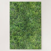 Puzzle Funny vert herbe texture motif vrai photo fun (Vertical)