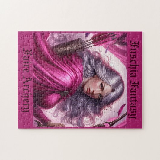 Puzzle Fuschia (Horizontal)