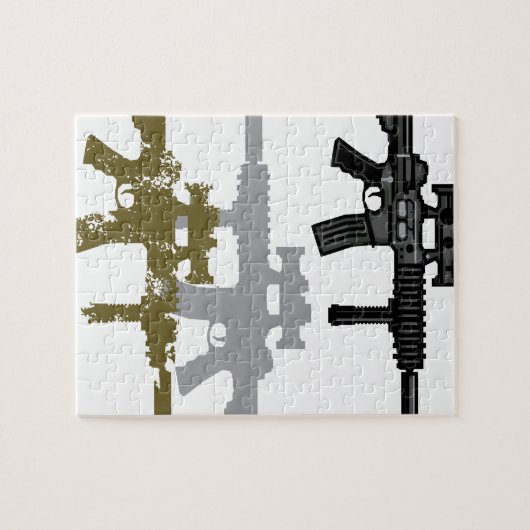 Puzzle Fusil moderne (Horizontal)