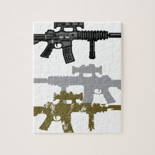Puzzle Fusil moderne