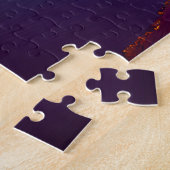 Puzzle Fusillade de comète violette galactique sur la pla (Côté)