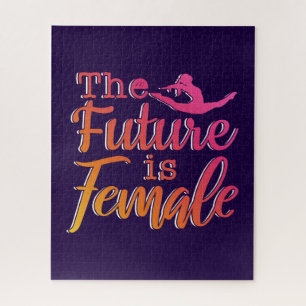 Puzzle Future is Femme Citation - Gymnastique féministe