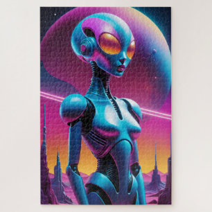 Puzzle Futurisme Rétro Indéterminé - Ken Gage Art