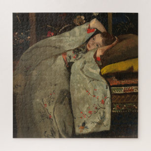 Puzzle G.H. Breitner, Girl in a White Kimono - Fine Art