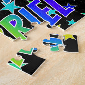 Puzzle "GABRIEL" Prénom, amusant "HEUREUX ANNIVERSAIRE" (Côté)