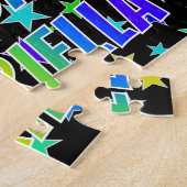 Puzzle "GABRIELLA" First Name, Fun "HAPPY BIRTHDAY" (Côté)